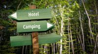 Hotel oder Camping